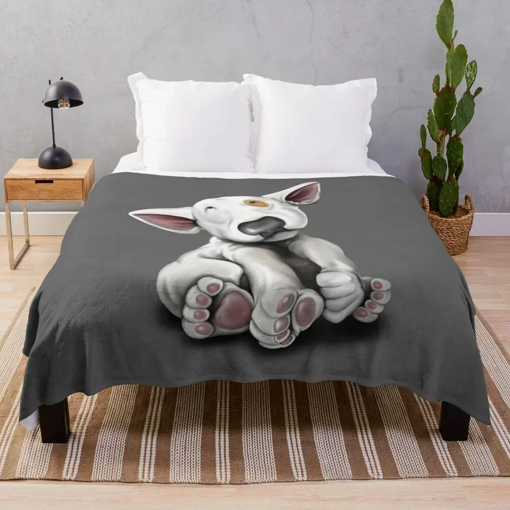 Bullterrier Puppy Throw Blanket Bed linens heavy to sleep Camping Flannel Blankets
Bullterrier Puppy Throw Blanket Bed linens heavy to sleep Camping Flannel Blankets