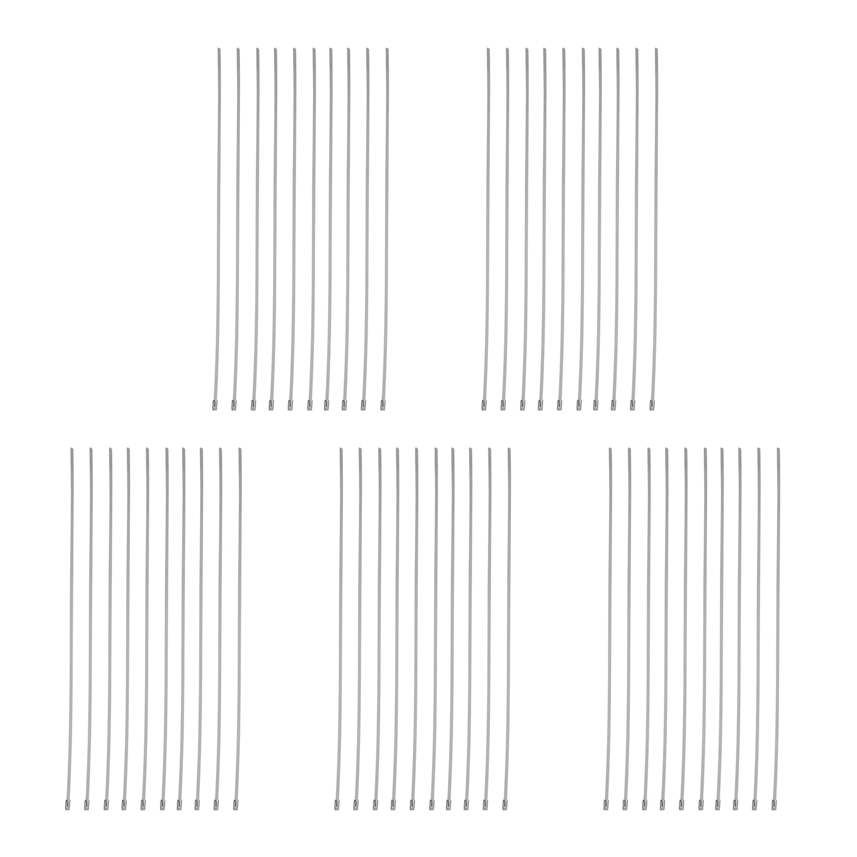 50Pcs 17.7 Inch Stainless Steel Locking Cable Ties For Exhaust Pipe Header Wrap Tape Silver-B09B
50Pcs 17.7 Inch Stainless Steel Locking Cable Ties For Exhaust Pipe Header Wrap Tape Silver-B09B