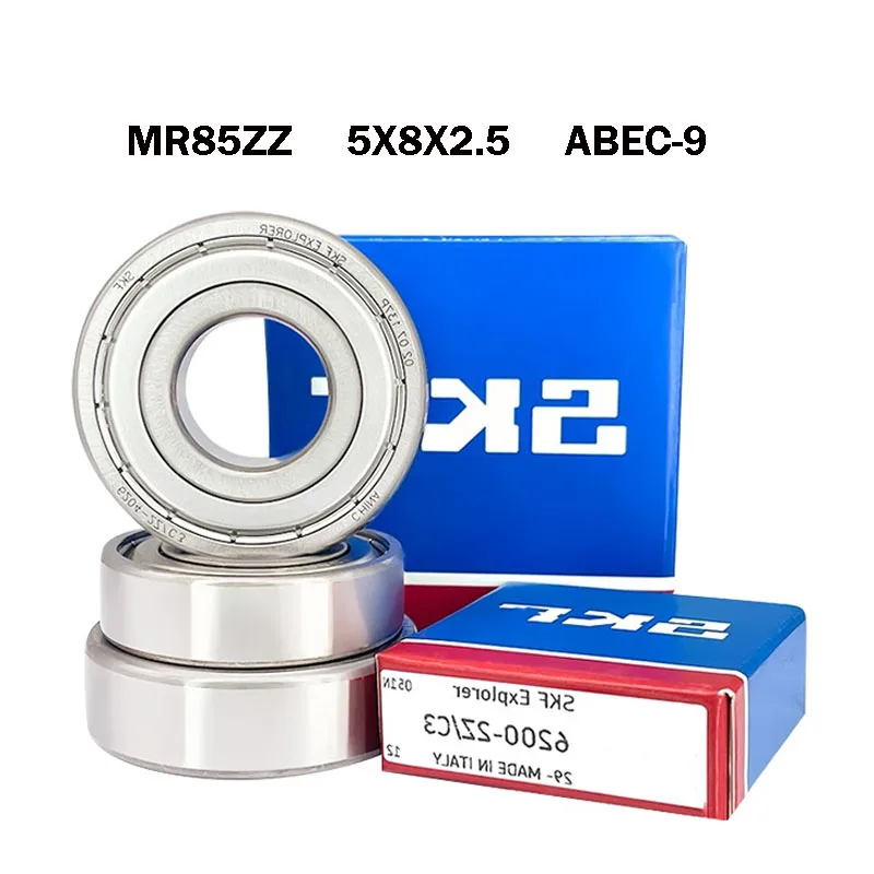 10PCS Sweden Origin SKF MR85ZZ Miniature High Speed bearings ABEC-9 MR85 MR85ZZ L-850ZZ 5X8X2.5mm Precision ball bearings
10PCS Sweden Origin SKF MR85ZZ Miniature High Speed bearings ABEC-9 MR85 MR85ZZ L-850ZZ 5X8X2.5mm Precision ball bearings