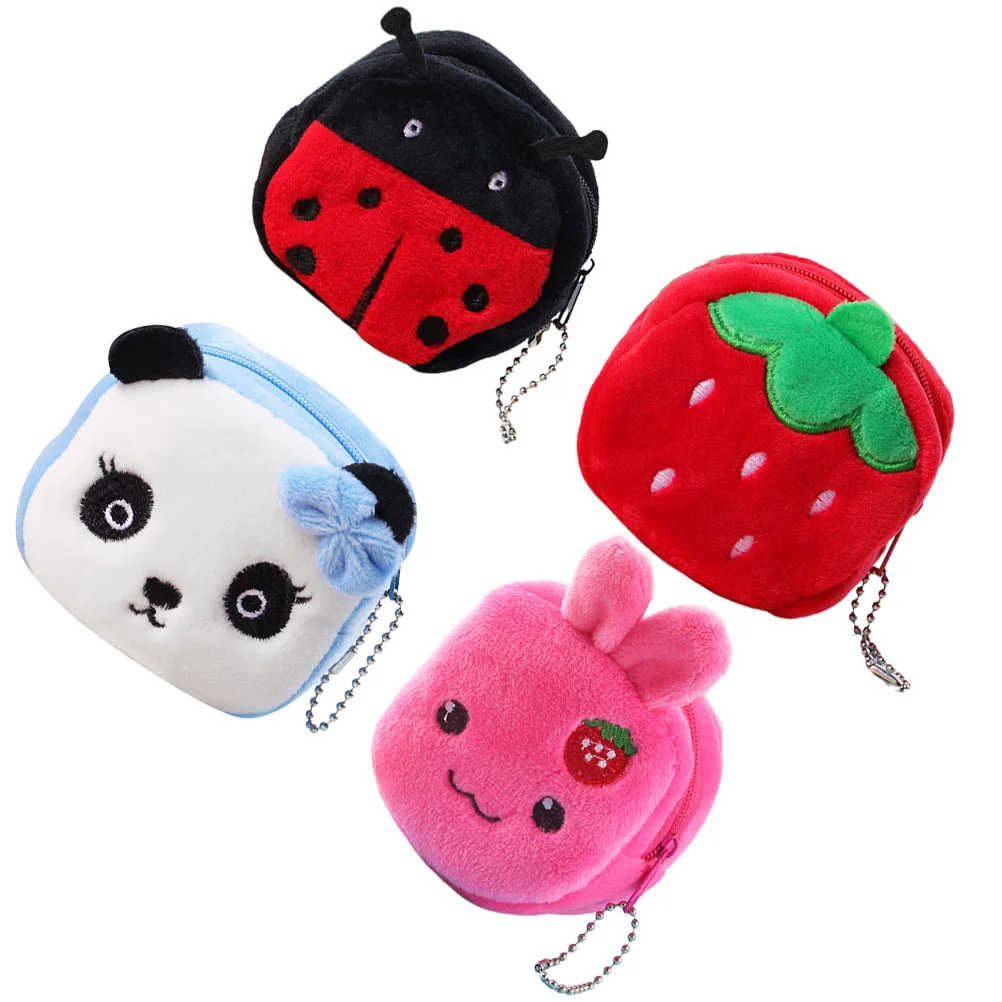4pcs Cartoon Design Purse Creative Coin Pouch Multifunction Change Bag Small Wallet for Kids Girls (Rabbit + Strawberry + + Lady
4pcs Cartoon Design Purse Creative Coin Pouch Multifunction Change Bag Small Wallet for Kids Girls (Rabbit + Strawberry + + Lady