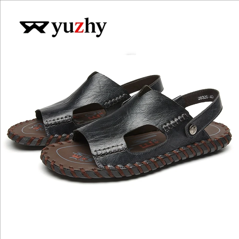 Summer Men Sandals Genuine Leather Mens Casual Shoes Outdoor Men Leather Sandals for Men Beach Shoes Roman mens Shoes
Summer Men Sandals Genuine Leather Mens Casual Shoes Outdoor Men Leather Sandals for Men Beach Shoes Roman mens Shoes