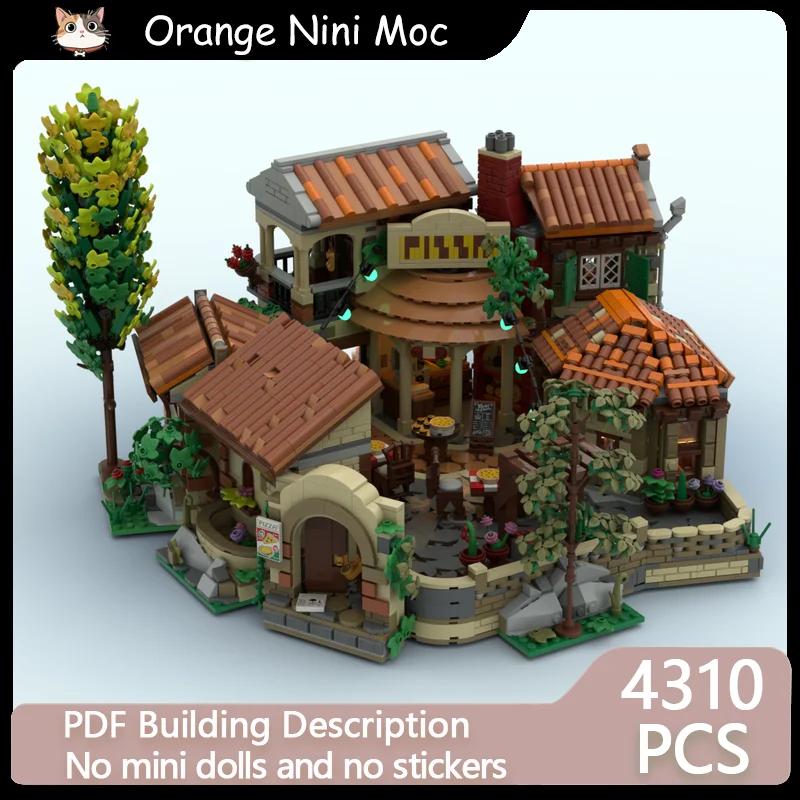 Street View Model MOC Building Bricks Pizza Restaurant Courtyard Modular Technology Gifts Holiday Assemble Children Toys Suit
Street View Model MOC Building Bricks Pizza Restaurant Courtyard Modular Technology Gifts Holiday Assemble Children Toys Suit