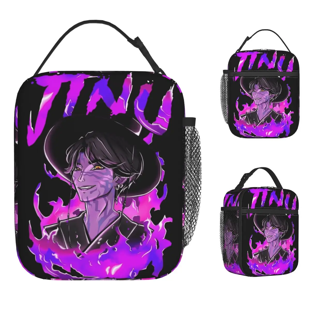 Jinu Purple Flame Anime Lunch Bag KPOP Demon Hunters Casual Lunch Box For Child School Zip Cooler Bag Oxford Thermal Lunch Bags
Jinu Purple Flame Anime Lunch Bag KPOP Demon Hunters Casual Lunch Box For Child School Zip Cooler Bag Oxford Thermal Lunch Bags