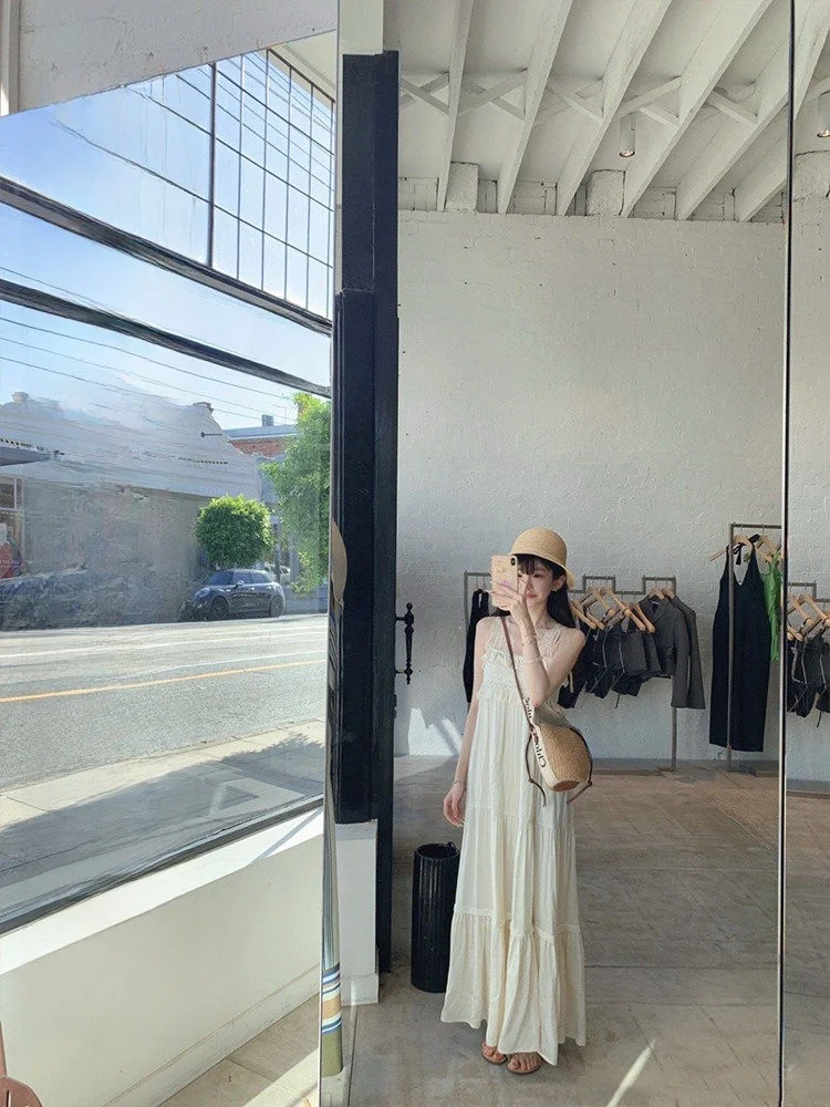 Chantilly 25ss New Season Fairy Dress Strapless Gown Sweet Style High Waist Lace Fabric Spring Summer Ladies Fashion Thin
Chantilly 25ss New Season Fairy Dress Strapless Gown Sweet Style High Waist Lace Fabric Spring Summer Ladies Fashion Thin