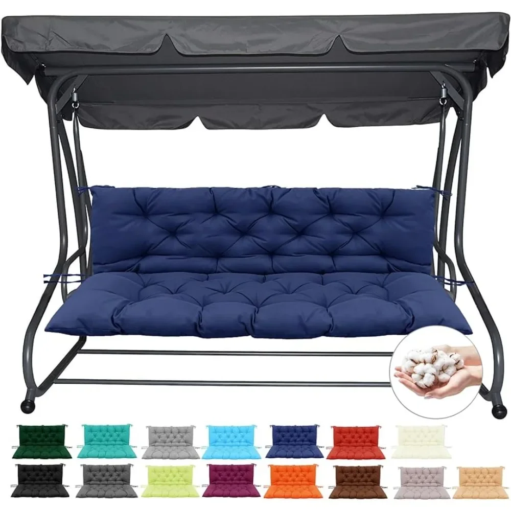 Waterproof 2-3 Seater Porch Swing Cushions With Backrest Thicken 4”Swing Bench Cushions for Outdoor (60X40 INCH Rattan Chair
Waterproof 2-3 Seater Porch Swing Cushions With Backrest Thicken 4”Swing Bench Cushions for Outdoor (60X40 INCH Rattan Chair