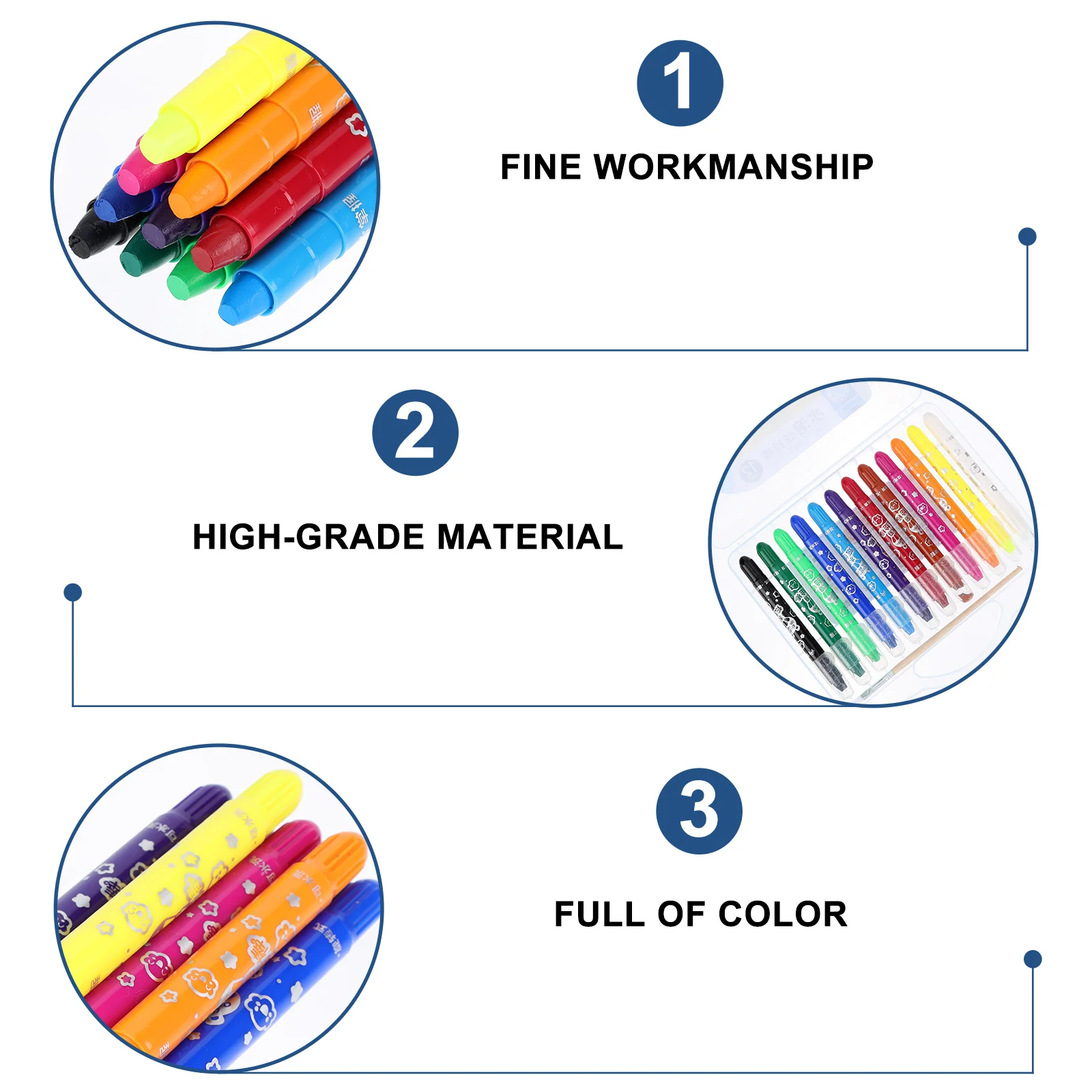 12Pcs Kids Crayons Oil Pastels Rotating Colorful Drawing Painting Crayons for Toddlers School Art Activities Oil Crayon
12Pcs Kids Crayons Oil Pastels Rotating Colorful Drawing Painting Crayons for Toddlers School Art Activities Oil Crayon