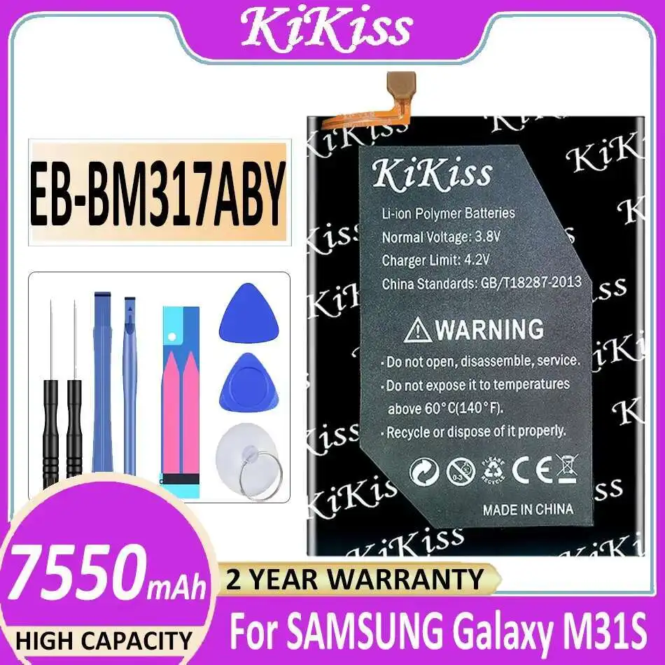 EB-BM317ABY для Samsung Galaxy M31S долговечный аккумулятор для мобильного телефона 7550 мАч
EB-BM317ABY для Samsung Galaxy M31S долговечный аккумулятор для мобильного телефона 7550 мАч