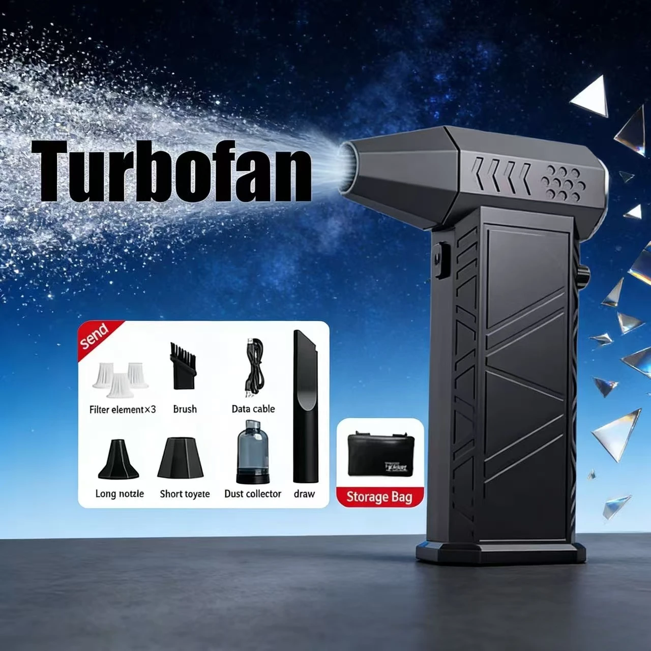 Воздуходувка X6, 500000 об/мин, мощный пылесос, быстрая зарядка, сильный ветер, бесщеточный жестокий вентилятор, оборудование для очистки
Воздуходувка X6, 500000 об/мин, мощный пылесос, быстрая зарядка, сильный ветер, бесщеточный жестокий вентилятор, оборудование для очистки