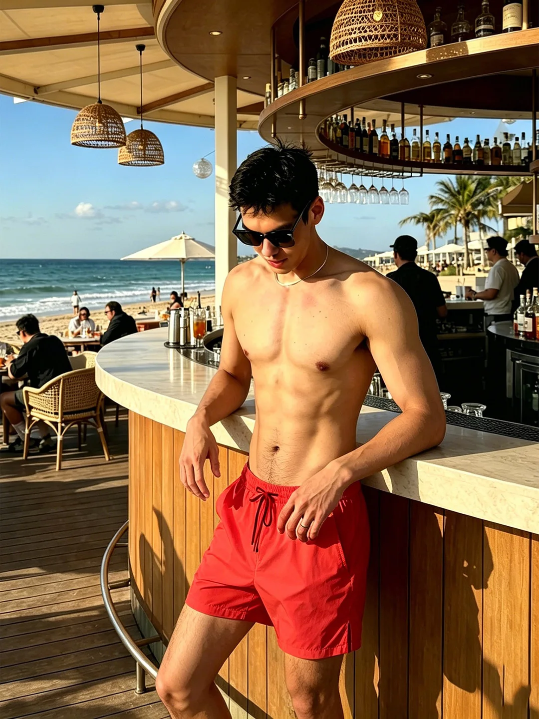 Quick Dry Short Shorts Men's Summer Thin Outdoor Running Fitness Four-Piece Beachwear Casual Loose Fit mid Waist Five-Quarter...
Quick Dry Short Shorts Men's Summer Thin Outdoor Running Fitness Four-Piece Beachwear Casual Loose Fit mid Waist Five-Quarter...