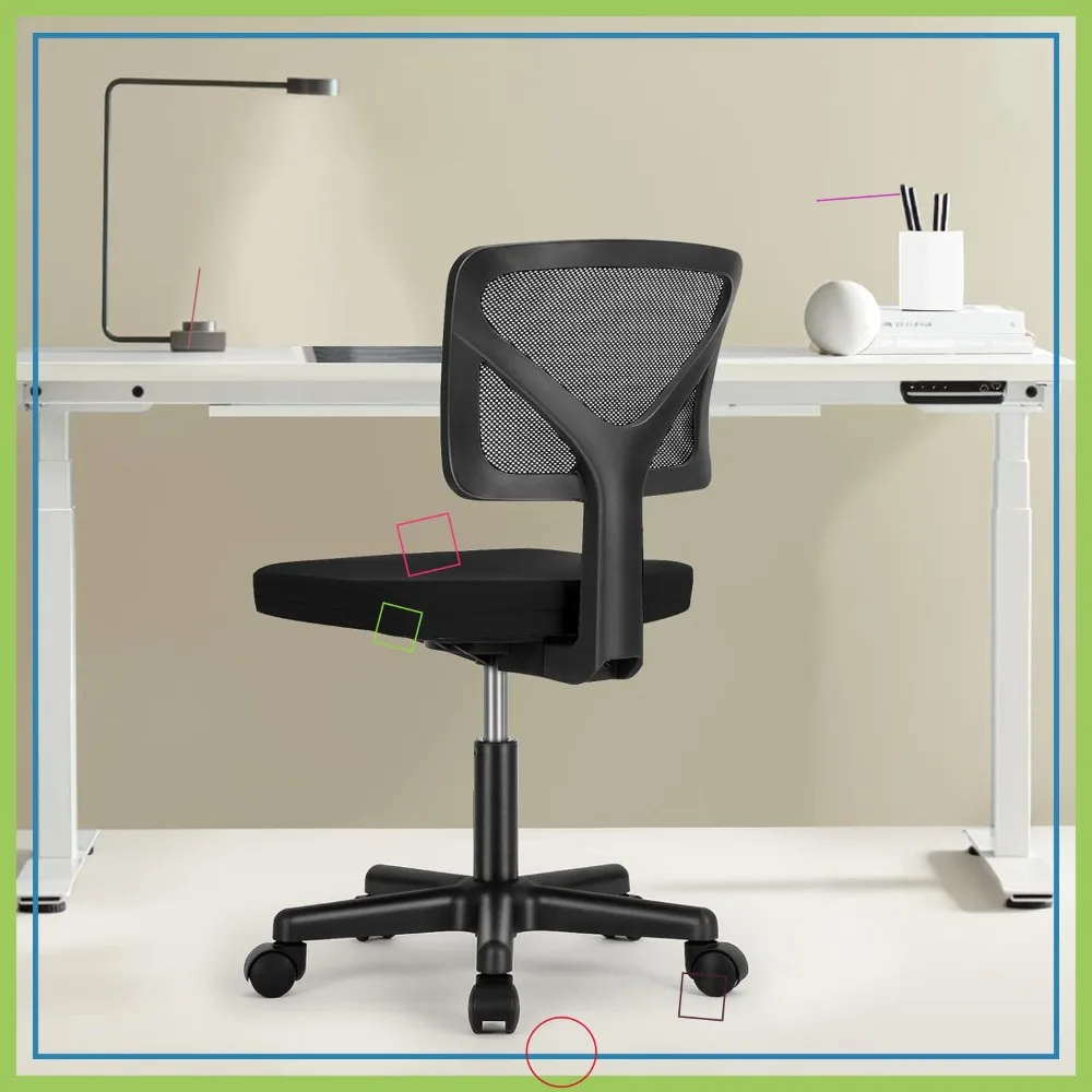 Эргономичное сетчатое офисное кресло, вращающееся настольное кресло с низкой спинкой и поясничной опорой для учебы домашнего офиса
Эргономичное сетчатое офисное кресло, вращающееся настольное кресло с низкой спинкой и поясничной опорой для учебы домашнего офиса