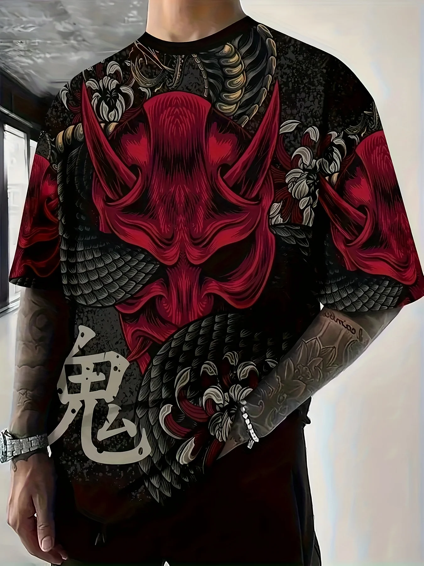 Men and Boys Summer Thin Fashion 100-6XL Size Streetwear Red Ghost Pattern Short-sleeved T-shirt 3D Printing T-shirt 2025-2026
Men and Boys Summer Thin Fashion 100-6XL Size Streetwear Red Ghost Pattern Short-sleeved T-shirt 3D Printing T-shirt 2025-2026
