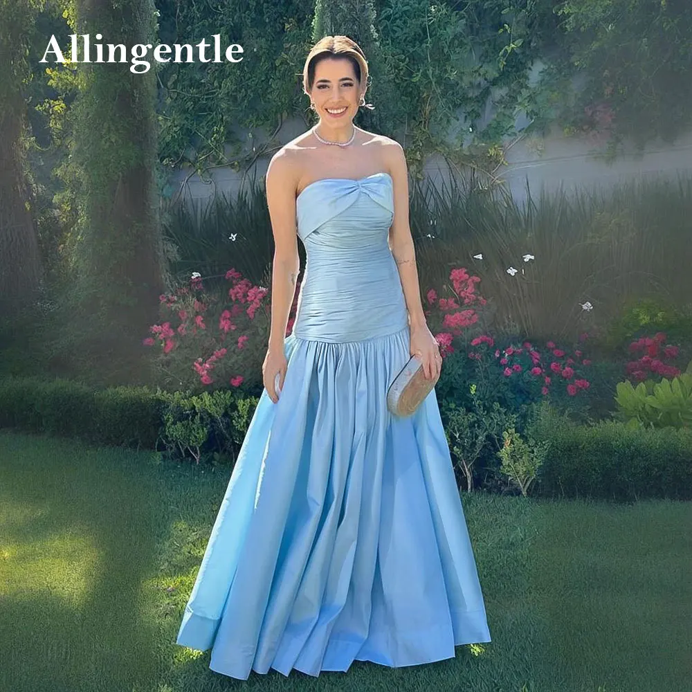 Elegant Sky Blue Strapless Evening Dresses for Women Taffeta A Line Prom Gown Backless Gala-ready Party Gown 2026 Customized
Elegant Sky Blue Strapless Evening Dresses for Women Taffeta A Line Prom Gown Backless Gala-ready Party Gown 2026 Customized