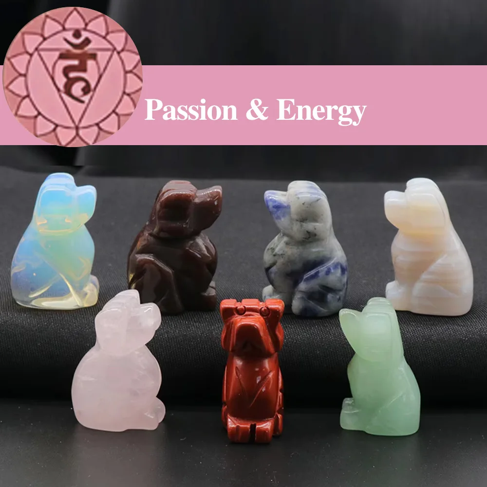 5pcs/lot Crystal Stone Animals Ornament Carving Dogs Natural Rose Quartz Amethyst Energy Healing Home Decortions 27x17mm
5pcs/lot Crystal Stone Animals Ornament Carving Dogs Natural Rose Quartz Amethyst Energy Healing Home Decortions 27x17mm