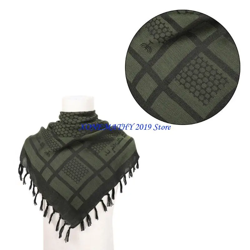 F42F Tactically Adult Arab Scarf Multi Purpose Jacquard Pattern Keffiyeh Headscarf Middle Eastern Religious Scarf
F42F Tactically Adult Arab Scarf Multi Purpose Jacquard Pattern Keffiyeh Headscarf Middle Eastern Religious Scarf