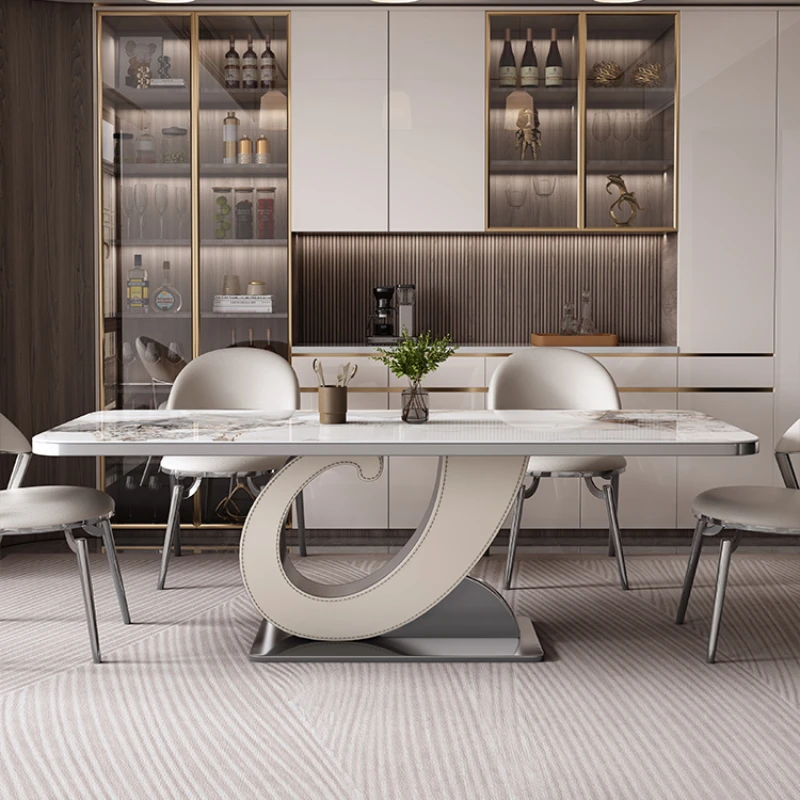 Designer Waterproof Table Event Unique European Rectangular Dining Table Restaurant Kitchen Luxury Esstisch Furniture Home
Designer Waterproof Table Event Unique European Rectangular Dining Table Restaurant Kitchen Luxury Esstisch Furniture Home