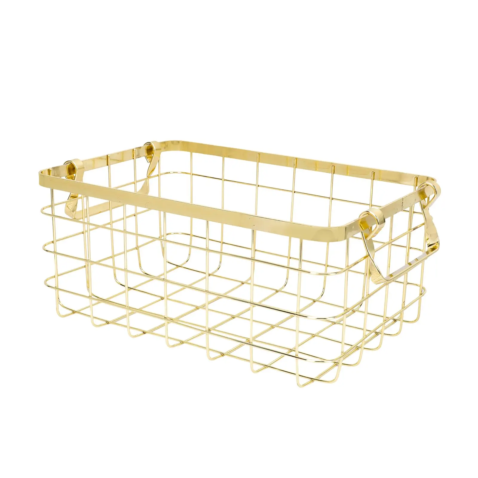 1pcs Nordic Style Wire Basket 28.5X22X14CM Golden Small Size with Handle for Home Hotel Storage Solution Fruits Snacks
1pcs Nordic Style Wire Basket 28.5X22X14CM Golden Small Size with Handle for Home Hotel Storage Solution Fruits Snacks