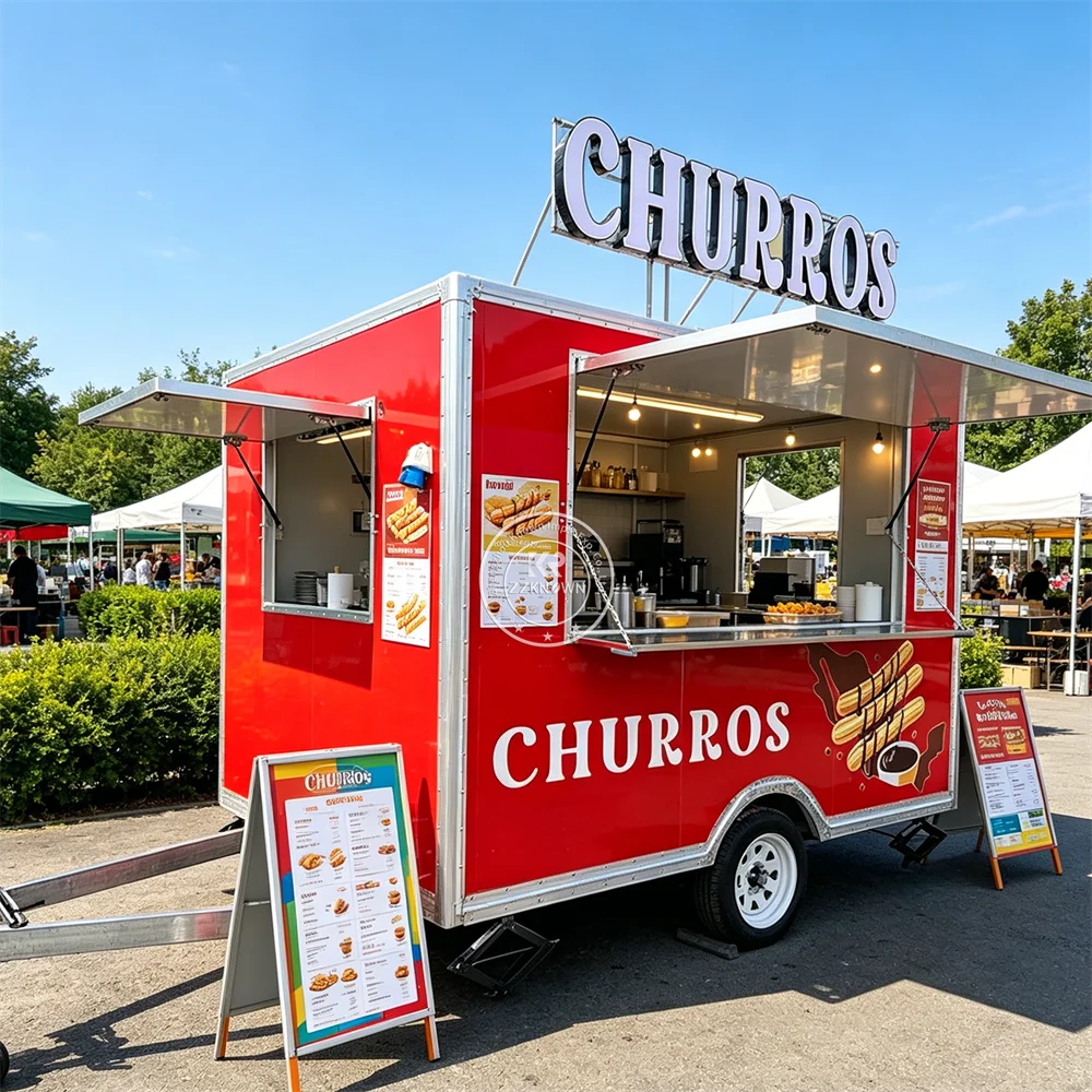Customized Professional Mobile Coffee Truck Ice Cream Trailer Concession Hot Dog Snack Food Trailer For Street Vendors
Customized Professional Mobile Coffee Truck Ice Cream Trailer Concession Hot Dog Snack Food Trailer For Street Vendors