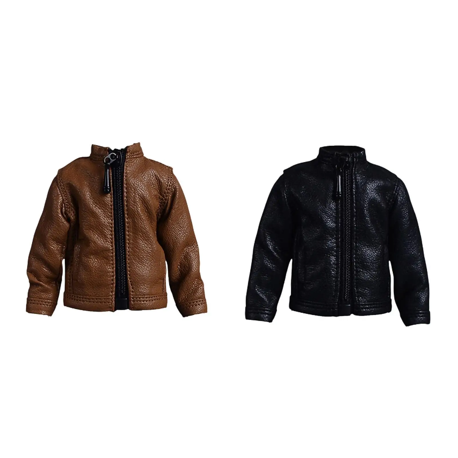 1/12 PU Leather Jacket Costume, Miniature Handmade Doll Clothes for 6 inch Male Figures, Doll Model Accessory
1/12 PU Leather Jacket Costume, Miniature Handmade Doll Clothes for 6 inch Male Figures, Doll Model Accessory