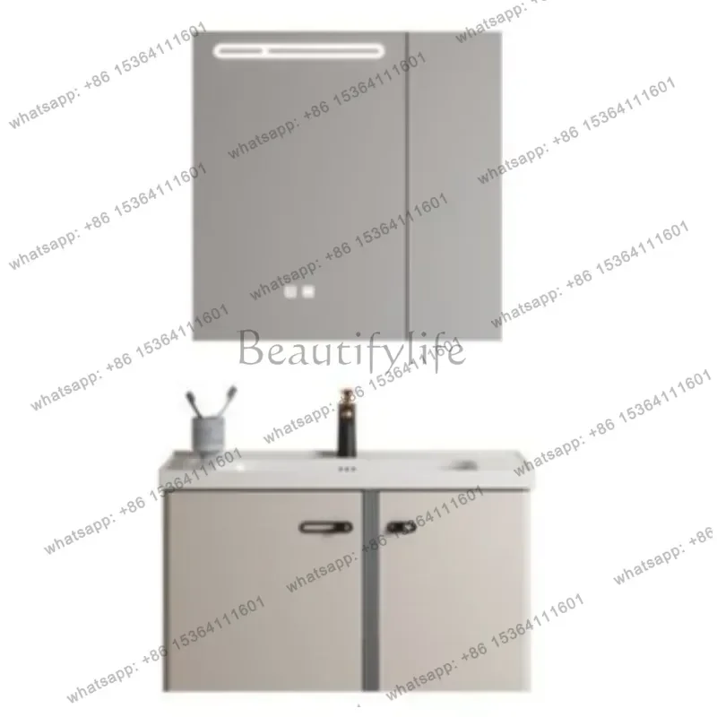 Stainless steel bathroom cabinet ceramic integrated basin bathroom wash basin cabinet combination washbasin
Stainless steel bathroom cabinet ceramic integrated basin bathroom wash basin cabinet combination washbasin
