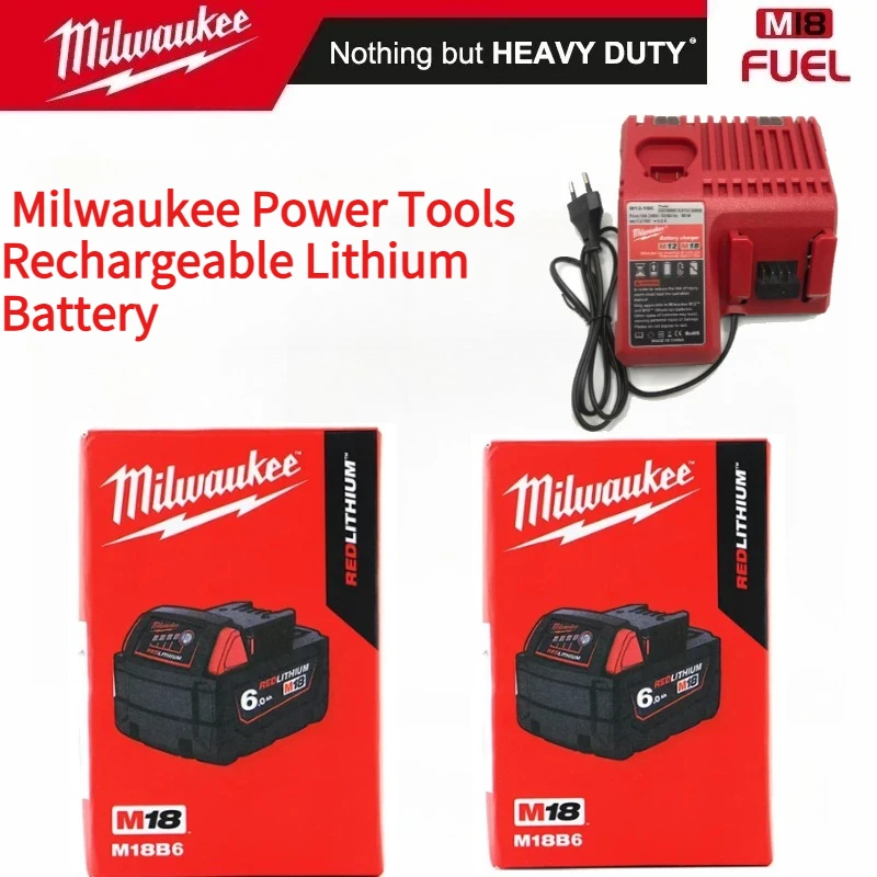 100% New Milwaukee M18 6.0Ah High Output Battery 18V Lithium-ion Rechargeable for Milwaukee M18 Cordless Power Tools
100% New Milwaukee M18 6.0Ah High Output Battery 18V Lithium-ion Rechargeable for Milwaukee M18 Cordless Power Tools