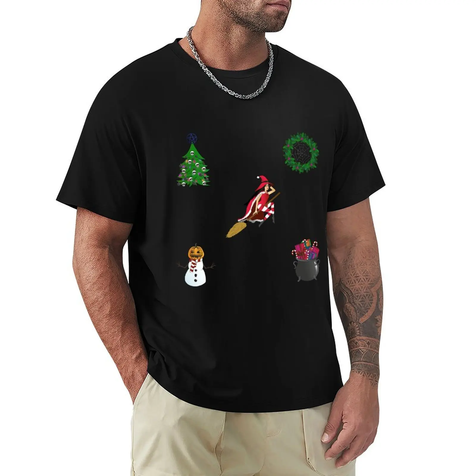Creepy Christmas Witchy Pack T-Shirt football t shirt Short sleeve tee tees T-shirt men
Creepy Christmas Witchy Pack T-Shirt football t shirt Short sleeve tee tees T-shirt men