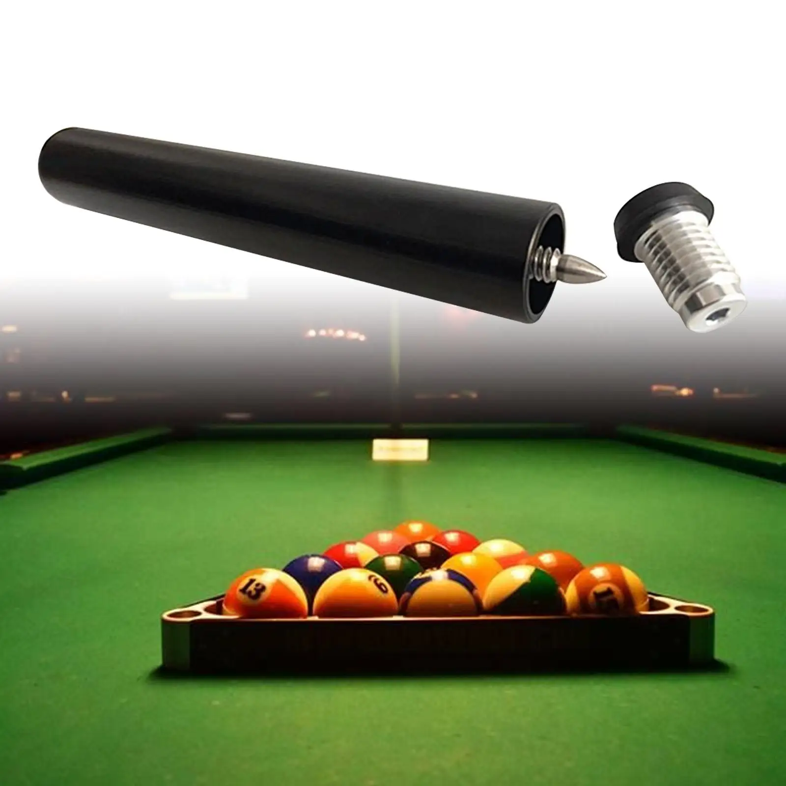 Billiards Push on Cue Extender Aluminum Alloy Lengthener Sleeve for Pool Stick Accessory and Repair Supplies
Billiards Push on Cue Extender Aluminum Alloy Lengthener Sleeve for Pool Stick Accessory and Repair Supplies
