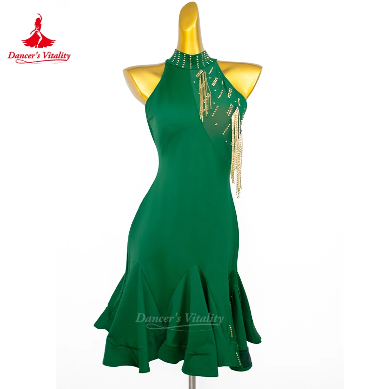 Adult latin dance dress for women latin dancing Professional dresses costumes custom child female girl's cha cha Competition set
Adult latin dance dress for women latin dancing Professional dresses costumes custom child female girl's cha cha Competition set