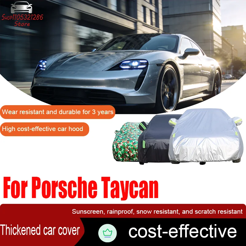 For Porsche Taycan Car Full Cover - Outdoor Waterproof Snowproof Sunshade, Winter & Summer All Weather Auto Protection Accessory
For Porsche Taycan Car Full Cover - Outdoor Waterproof Snowproof Sunshade, Winter & Summer All Weather Auto Protection Accessory