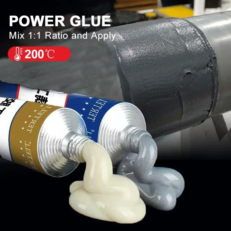 Casting Repair Glue AB Metal Strength Glue Industrial Repair Agent Welding Gel Heat Resistance Cold Weld Repair Paste Glue
Casting Repair Glue AB Metal Strength Glue Industrial Repair Agent Welding Gel Heat Resistance Cold Weld Repair Paste Glue