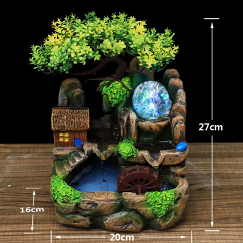 AA94-Resin Crafts Feng Shui Fountain Home Office Decor Indoor Water Fountain Rockery Landscape Waterfall Gift
AA94-Resin Crafts Feng Shui Fountain Home Office Decor Indoor Water Fountain Rockery Landscape Waterfall Gift