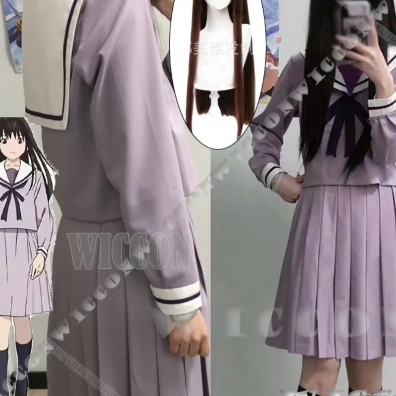 Iki Hiyori Anime Noragami Cosplay clothes Japanese School Uniform Women Girl JK Daily Wig Purple Skirt Holloween Nvidad Carnaval
Iki Hiyori Anime Noragami Cosplay clothes Japanese School Uniform Women Girl JK Daily Wig Purple Skirt Holloween Nvidad Carnaval