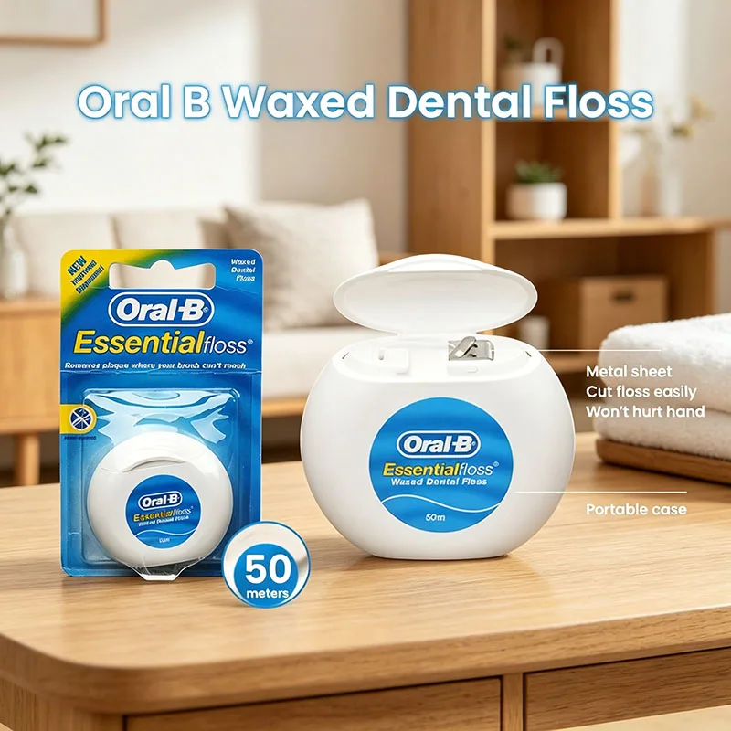 Oral-B Dental Floss 50m Flat Thread for Home Use Smooth Non Damaging To Gums Cleanses Interdental Residue Prevents Bad Breath
Oral-B Dental Floss 50m Flat Thread for Home Use Smooth Non Damaging To Gums Cleanses Interdental Residue Prevents Bad Breath