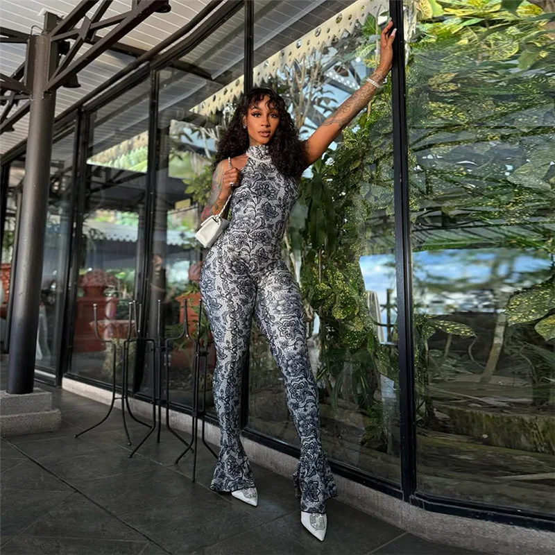 Amazon 2025 Spring/Summer New Women's Clothing Sexy Printed Hanging Neck Strap, Exposed Backpack Hips, Show Off Body, Jumpsuit
Amazon 2025 Spring/Summer New Women's Clothing Sexy Printed Hanging Neck Strap, Exposed Backpack Hips, Show Off Body, Jumpsuit