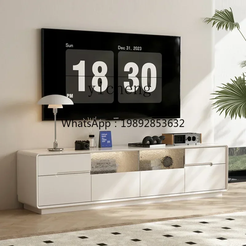 Floor Solid Wood TV Cabinet Coffee Table Combination Ins Simple Living Room Floor Cabinet Long Locker
Floor Solid Wood TV Cabinet Coffee Table Combination Ins Simple Living Room Floor Cabinet Long Locker