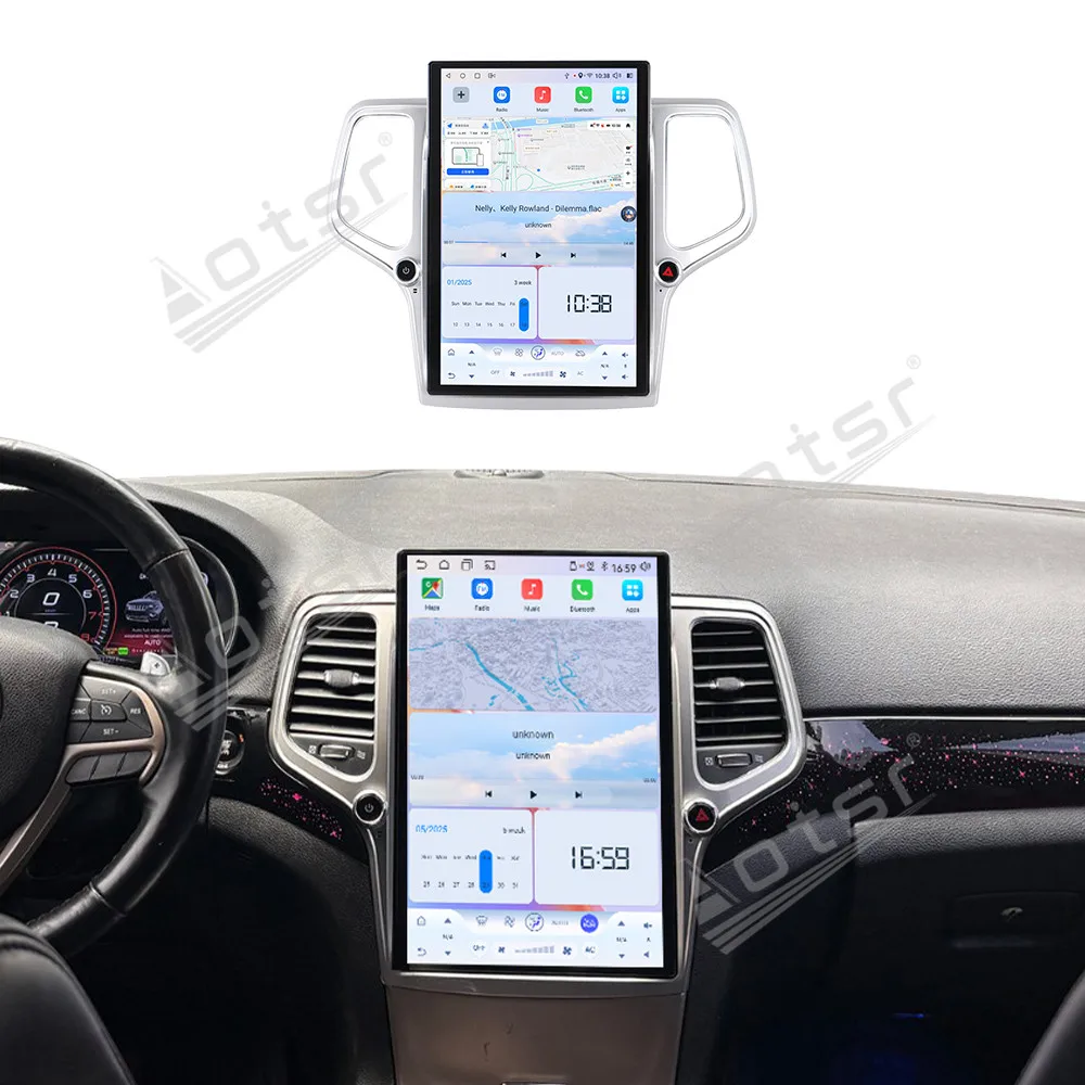 14.5 Inch Touch Screen Car Radio For Jeep Grand Cherokee 2014-2020 GPS Navigation Stereo Multimedia Play CarPlay Android Auto 4G
14.5 Inch Touch Screen Car Radio For Jeep Grand Cherokee 2014-2020 GPS Navigation Stereo Multimedia Play CarPlay Android Auto 4G