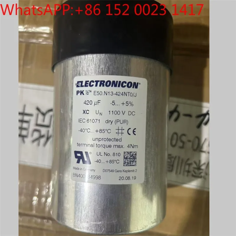 Germany ELECTRONICON 420UF1100V DC filter capacitor E50.N13-424NT0/J
Germany ELECTRONICON 420UF1100V DC filter capacitor E50.N13-424NT0/J