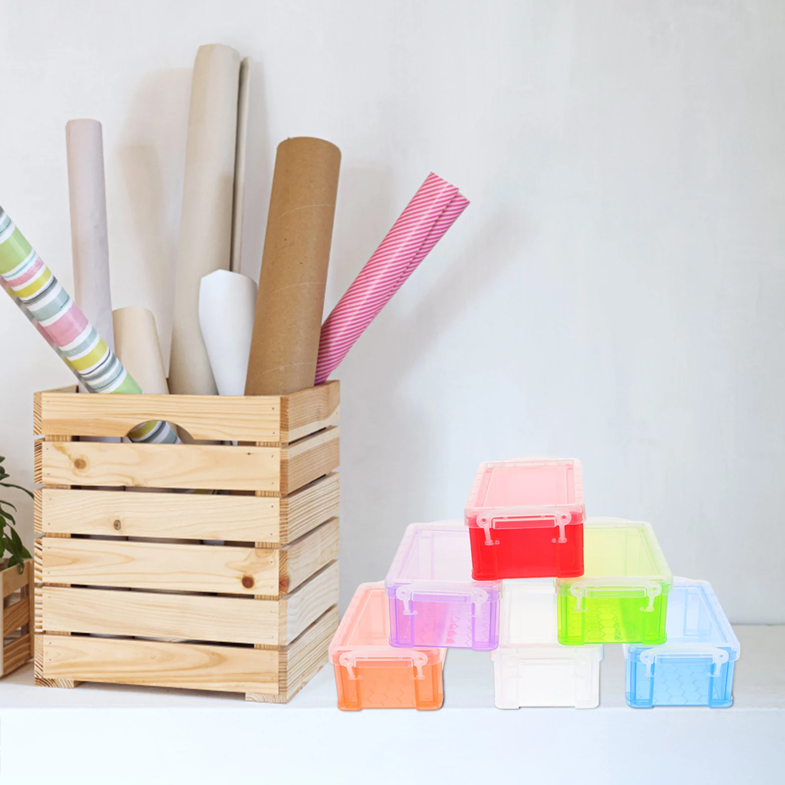 6pcs Candy Color Storage Boxes Plastic Containers for Beads Coins Cards Nails Home Office Organization Stacking Small Size
6pcs Candy Color Storage Boxes Plastic Containers for Beads Coins Cards Nails Home Office Organization Stacking Small Size