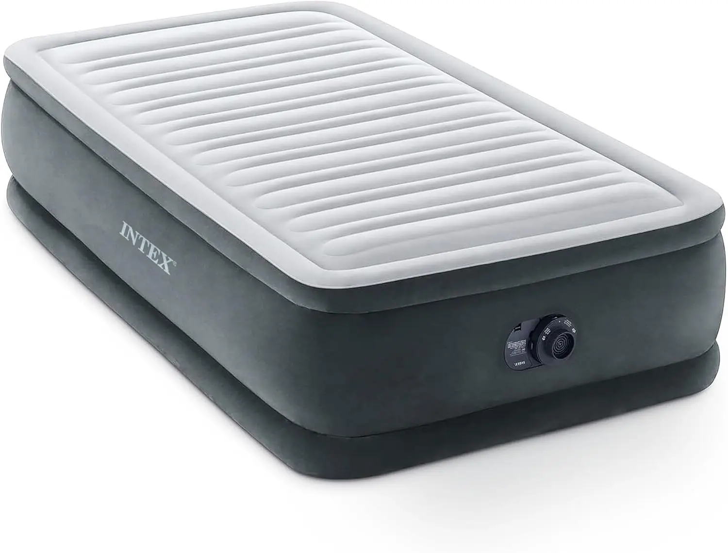 Twin Air Mattress with Built-in Pump 13in Height Fiber-Tech for Comfort and Support 300lb Capacity
Twin Air Mattress with Built-in Pump 13in Height Fiber-Tech for Comfort and Support 300lb Capacity