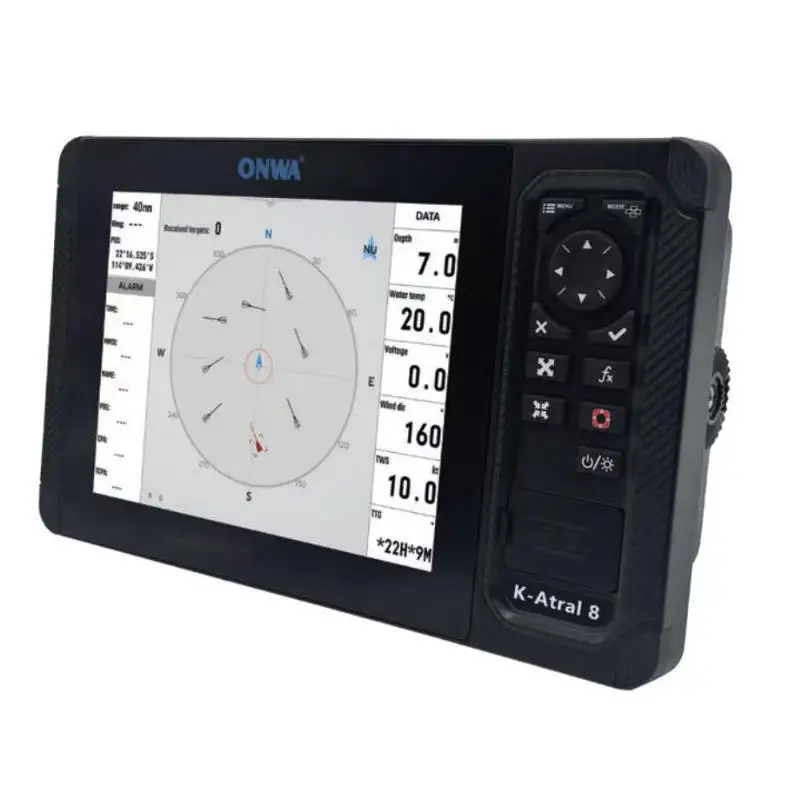 8 8-Inch Touchscreen Multi-Function Display MFD Marine GPS Chartplotter
8 8-Inch Touchscreen Multi-Function Display MFD Marine GPS Chartplotter