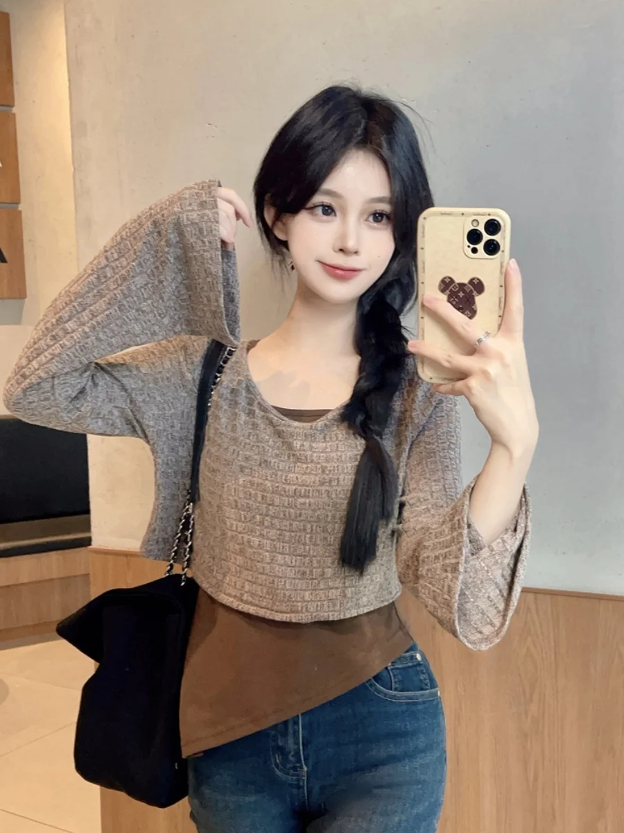 plus Size Long Sleeve Knitted Sweater Women's Waist-Cinching Slimming Two-Piece Set Top for Plump MM Pure Desire Sweet Knitwear
plus Size Long Sleeve Knitted Sweater Women's Waist-Cinching Slimming Two-Piece Set Top for Plump MM Pure Desire Sweet Knitwear