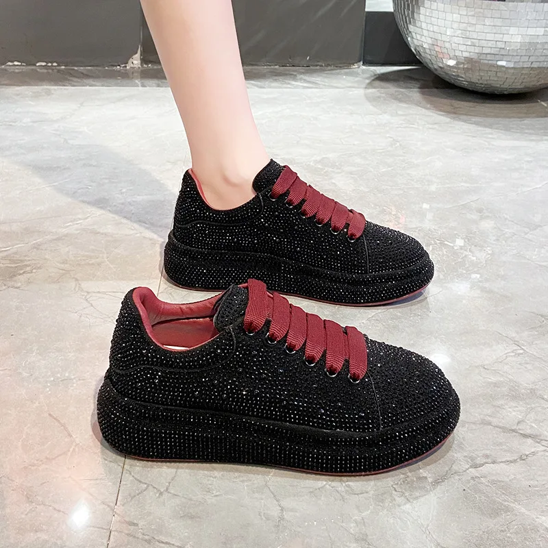 2025 Brand Women's Sneakers Luxury Rhinestones Women Causal Shoes Designer Platform Sport Shoes Fashion Comfort Women Shoes
2025 Brand Women's Sneakers Luxury Rhinestones Women Causal Shoes Designer Platform Sport Shoes Fashion Comfort Women Shoes