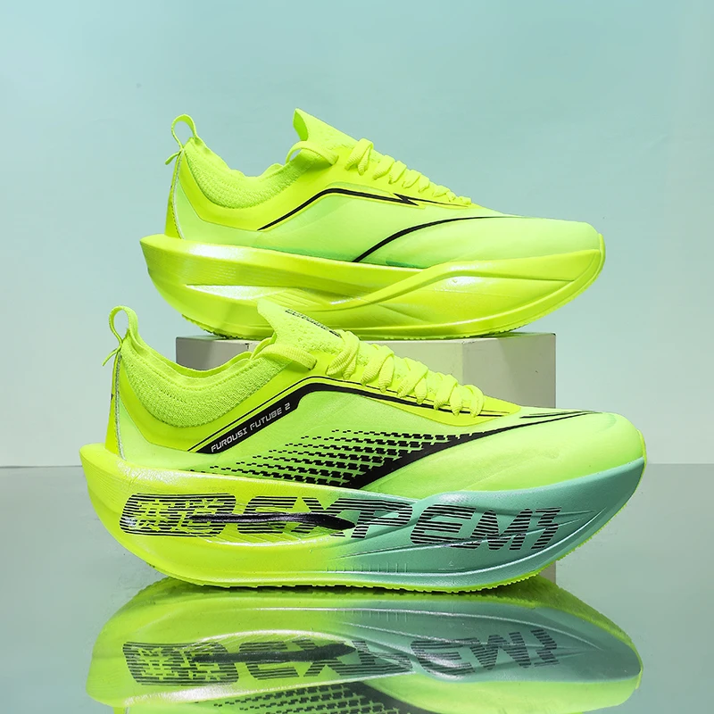 Marathon Air Cushion Carbon Plate Sports Running Shoes Men Breathable Lightweight Women Comfortable Nonskid Speciality Sneakers
Marathon Air Cushion Carbon Plate Sports Running Shoes Men Breathable Lightweight Women Comfortable Nonskid Speciality Sneakers