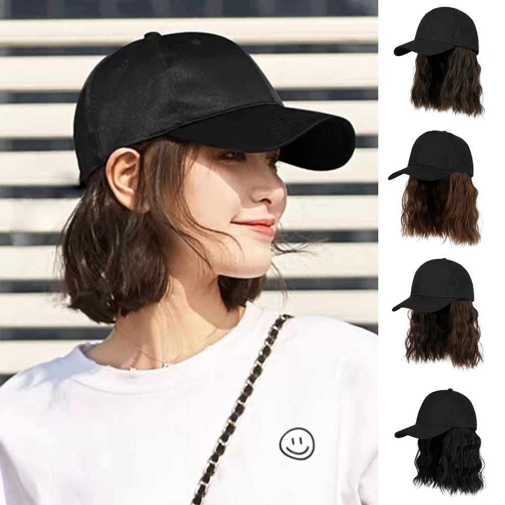 Fashion Integrated Wig Peaked Cap Waves Curly Bobo Snapback Hat Visor Cap Gift
Fashion Integrated Wig Peaked Cap Waves Curly Bobo Snapback Hat Visor Cap Gift