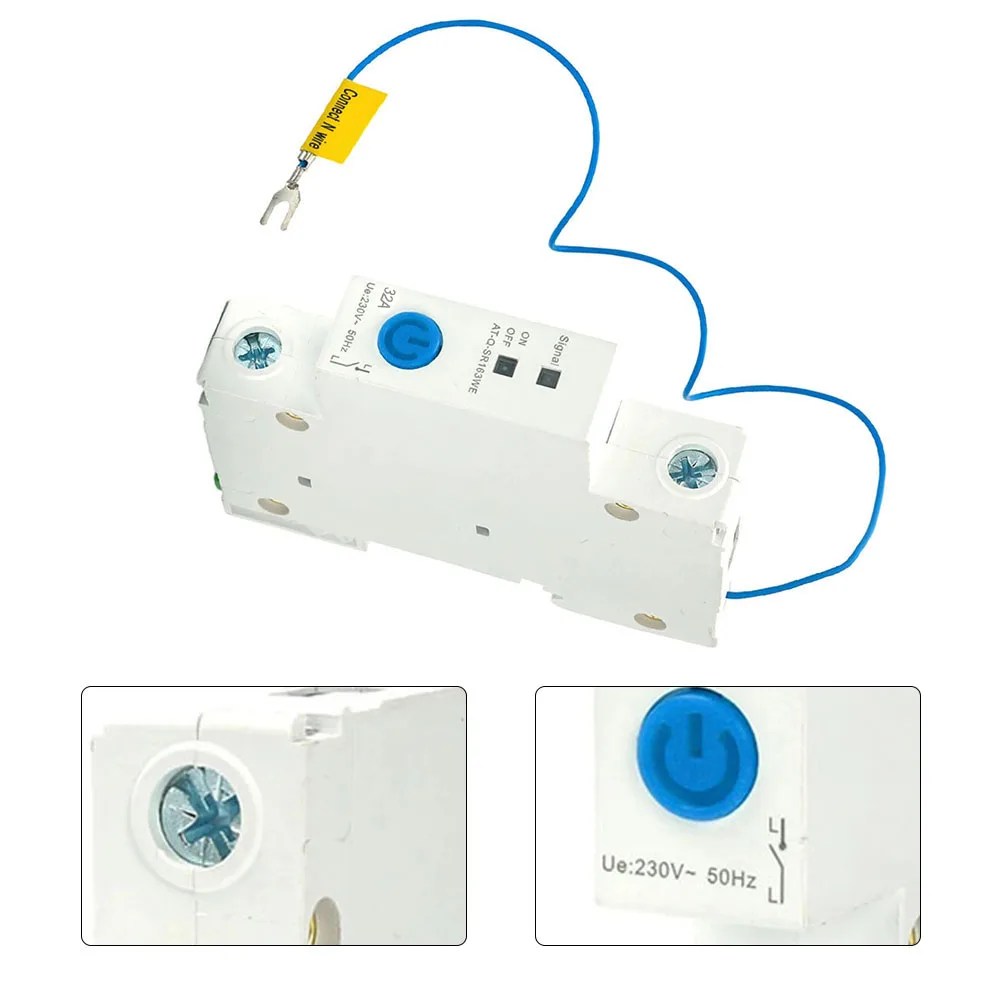 For WIFI For Smart Circuit Breaker 1P 63A DIN Rail For Smart Switch Remote WIFI Intelligent Circuit Breaker 1P-32A
For WIFI For Smart Circuit Breaker 1P 63A DIN Rail For Smart Switch Remote WIFI Intelligent Circuit Breaker 1P-32A