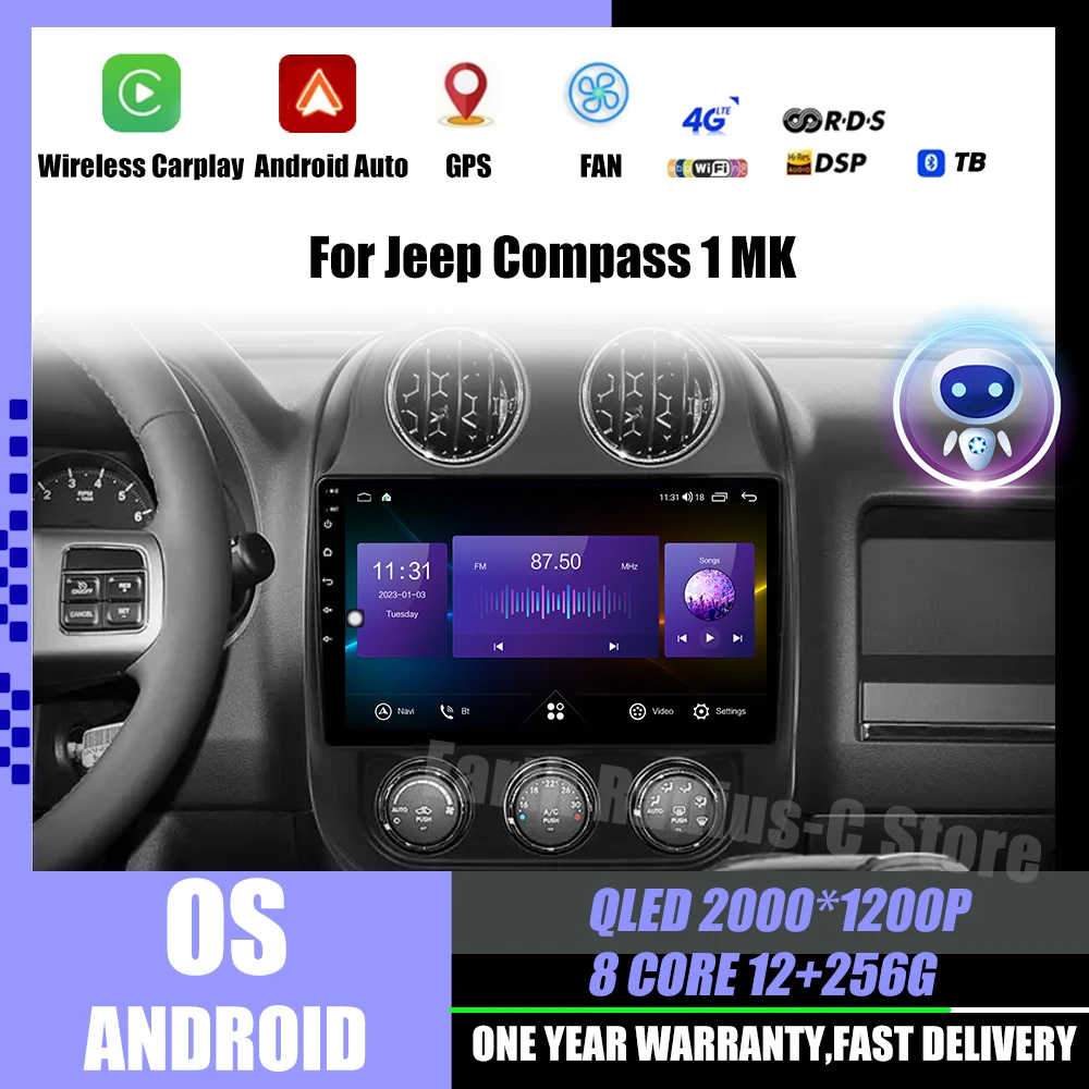 ОС Android для JEEP Compass Patriot 2010 2012 2013 2014 2015 2016 BT Автомобильный радиоприемник Carplay Auto 4G LTE Viedo Player Мультимедиа NAVI
ОС Android для JEEP Compass Patriot 2010 2012 2013 2014 2015 2016 BT Автомобильный радиоприемник Carplay Auto 4G LTE Viedo Player Мультимедиа NAVI