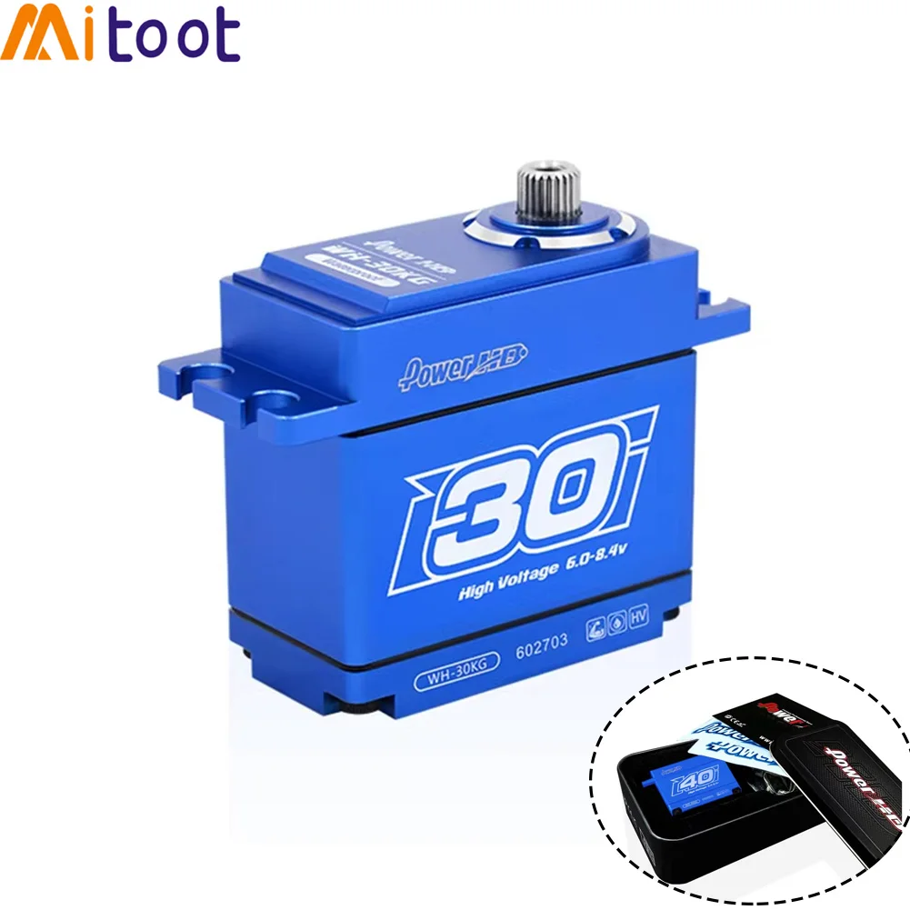 Power HD WH 20/30/40kg HV Digital Servo IP67 Waterproof Large Torque Servo Fit for Traxxas Trx4 Rc Climbing Car Rc Car Parts
Power HD WH 20/30/40kg HV Digital Servo IP67 Waterproof Large Torque Servo Fit for Traxxas Trx4 Rc Climbing Car Rc Car Parts