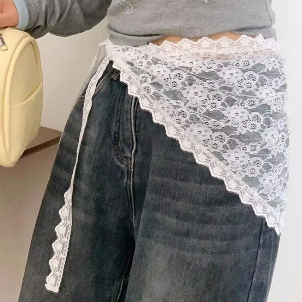 Ins Y2K Lace Half Skirt Triangle Trendy Outwear Mini Skirt Lace-up Korean Style Gauze Skirt Party
Ins Y2K Lace Half Skirt Triangle Trendy Outwear Mini Skirt Lace-up Korean Style Gauze Skirt Party