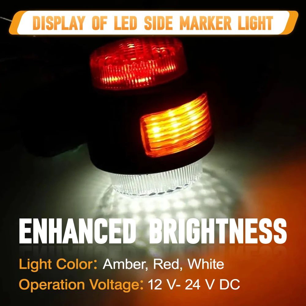 2 шт. 12-24 В постоянного тока для автомобиля, грузовика, 11 светодиодов, боковой габаритный фонарь, указатели поворота, задние стоп-сигналы для прицепа, грузовика
2 шт. 12-24 В постоянного тока для автомобиля, грузовика, 11 светодиодов, боковой габаритный фонарь, указатели поворота, задние стоп-сигналы для прицепа, грузовика