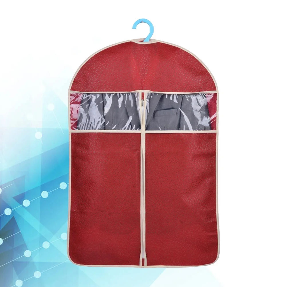 Garment Dustproof Cover Suit Dust Storage Bag Size S Dark Red Clothes Protector Organizer High-End Embossing Cover
Garment Dustproof Cover Suit Dust Storage Bag Size S Dark Red Clothes Protector Organizer High-End Embossing Cover