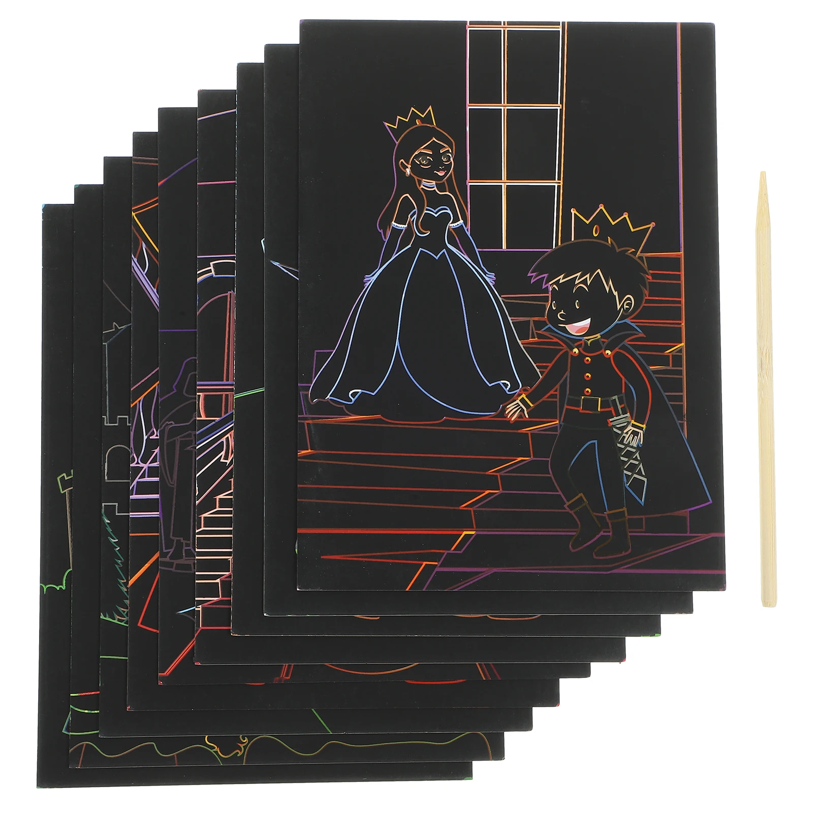 1Pc Scratch Paper Set Kids Craft Fun Office Supplies Handmade Gifts Coloring Books Painting Toys Creative Scratching Paper
1Pc Scratch Paper Set Kids Craft Fun Office Supplies Handmade Gifts Coloring Books Painting Toys Creative Scratching Paper